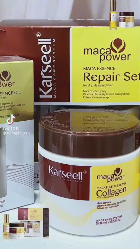 Combo Karseell Collagen: Reparación Profunda, Suavidad y Brillo Espejo